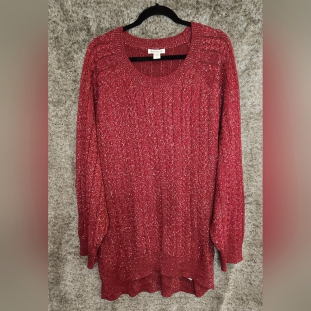 NWT- Athleta- Crossroads Crew Sweater- Size: 3X